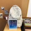 Schoolbag spine protection, lightweight schoolbag for boys, junior high school students, high school students, new large-capacity backpack for women