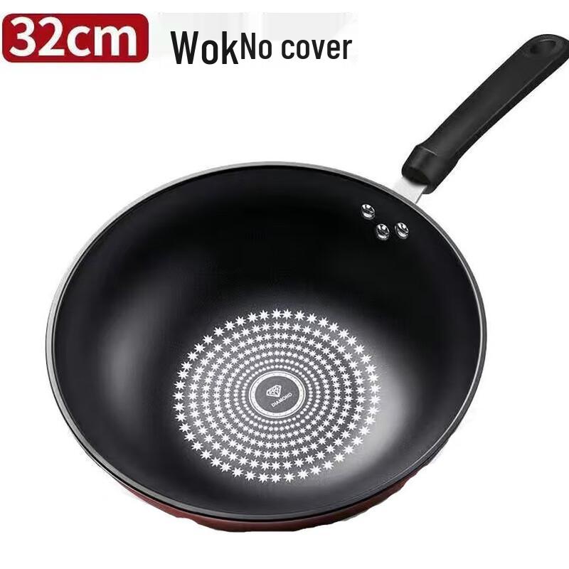Yoshida Craftsman 32cm Diamond Non-stick Iron Wok Frying Pan