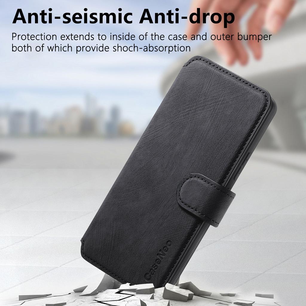 CASENEO MW-03 For Samsung Galaxy A54 5G Case with Detachable Wallet Leather+TPU Phone Cover