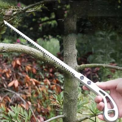 Sega da giardino sega a mano sega in acciaio Sk5 con manico in legno sega per la lavorazione del legno 340 mm comoda per la piegatura di pannelli a parete