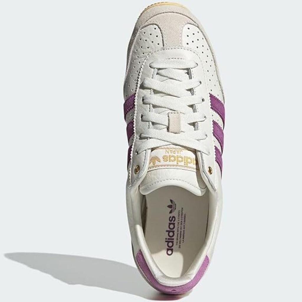 Adidas Japan Size JQ6931, Off-White/Rich Mauve/Orange Tint, 24.5cm