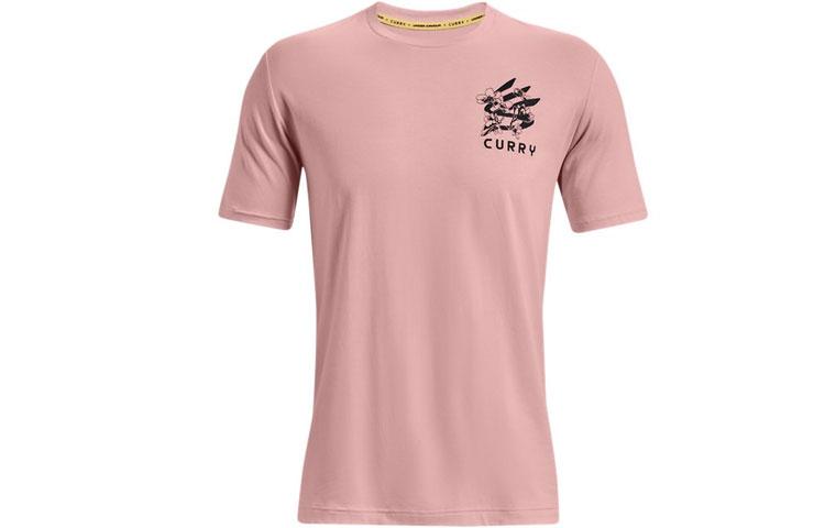 Under Armour T Shirt Men s Pink 1372838-676 XXXL
