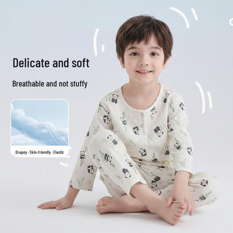 ZISEHY Boys  Soft Cloud Cotton Summer Pajama Set 160