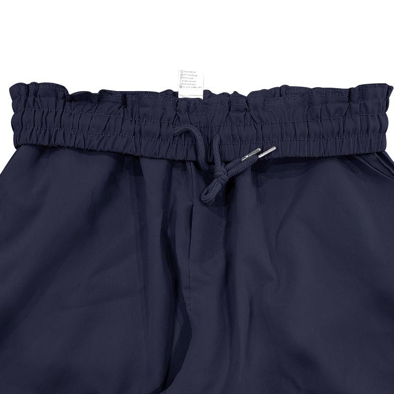 Men's Relaxed Fit Comfortable Quick-Dry Waistband Casual Business Solid Colour Trousers