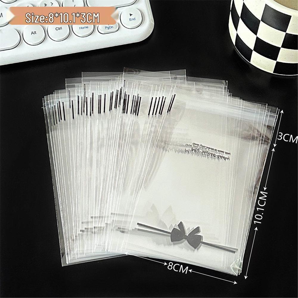 

Прозрачный пакет для подарков с самоклеящимся клапаном и карточкой с граффити-котенком – Маленький, высококачественный пакет из ОПП