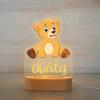 Personalized Children Animal Night Light Custom Acrylic Lamp Baby Kids Bedroom Decoration Neonate Birthday Christmas Gift