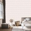 Autumn Leaves Wallpaper White and Coral for Living Room and Bedroom 50x1000