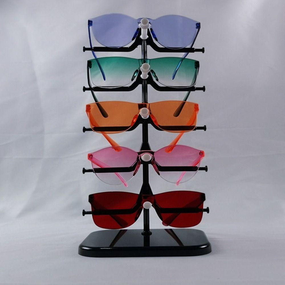 Brillen Brillengestell Organizer Brillenständer Für 5/10 Paare Sonnenbrillenständer Regal Ausstellungsständer 5 Etagen Platzsparend