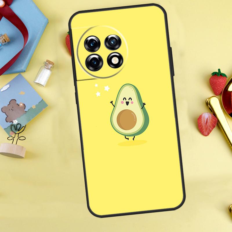 Hübsche Avocado-Hülle für OnePlus 13T 13R 12 12R 15 13 11 10 10T 8T Nord 5 CE 2 3 4 Lite Nord N20 N30 Cover