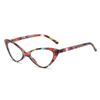 Blue Ray Blocking Anti-Blue Light Reading Glasses Ultralight Eye Protection Round Eyeglasses Floral PC
