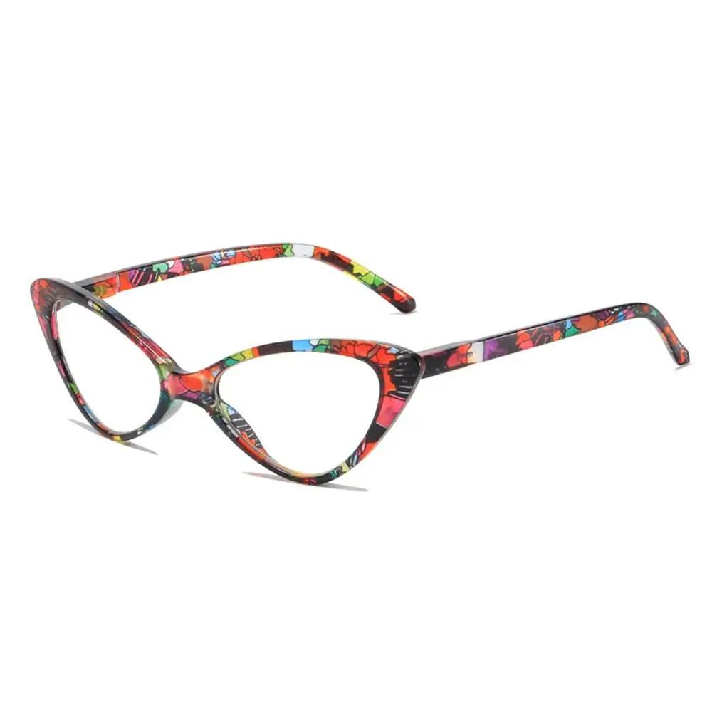 Blue Ray Blocking Anti-Blue Light Reading Glasses Ultralight Eye Protection Round Eyeglasses Floral PC