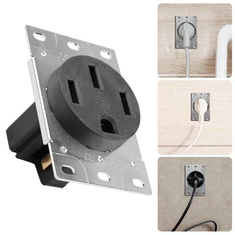 Powerful RM 50DF 50A NEMA 14 50R Outlet Industrial Socket Gold Plated Connectors Commercial Receptacle