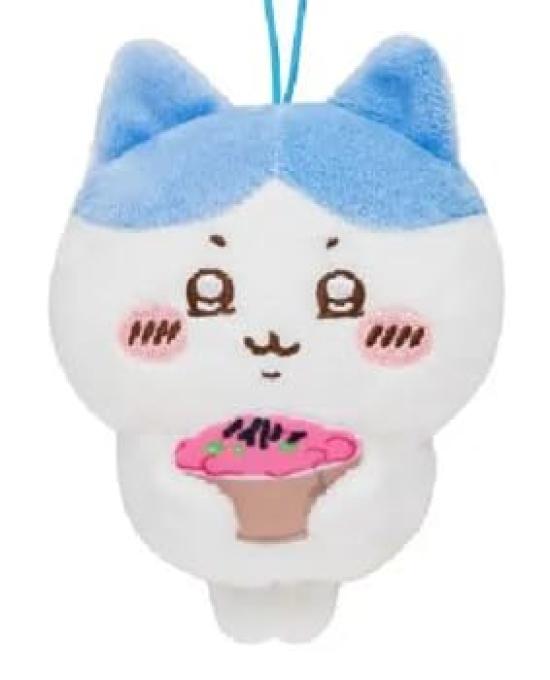 

Mascot 9cm Plush Toy Chii-kawa Hachiware-darake Approx. (Negitoro Donburi)