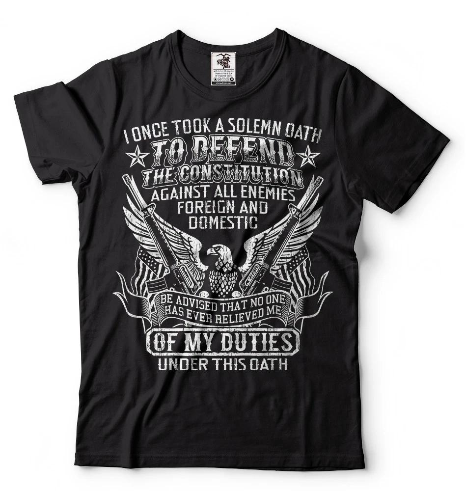 Veteran T-T-shirt Military T-T-shirt Veteran Oath Military T T-shirt Gift For Veteran S