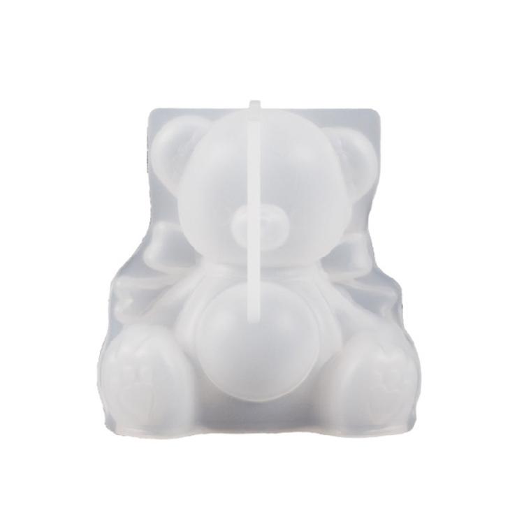 Durable Silicone Molds Reusable Bear Shaped Candle Mold Silicone Soap Mould 1
