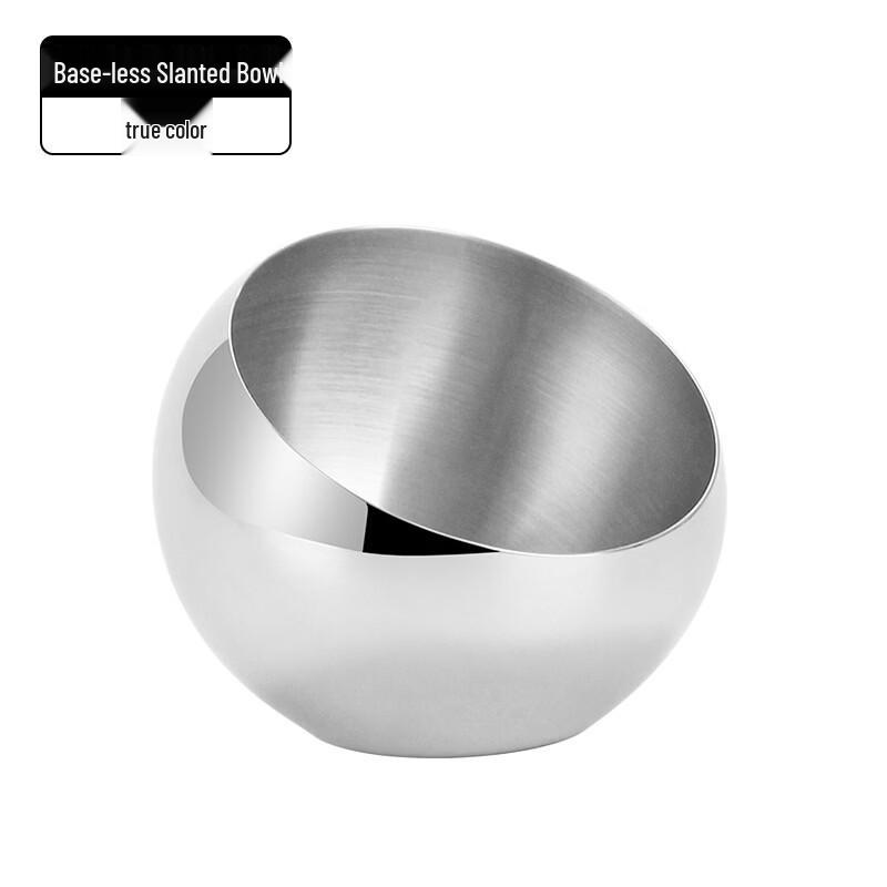 Stainless Steel Slanted Serving Bowls
