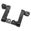 Motorcycle Foot Peg Highway Bracket 360 degrees  Adjustable Rugged Foot Peg Extension Bracket for Touring