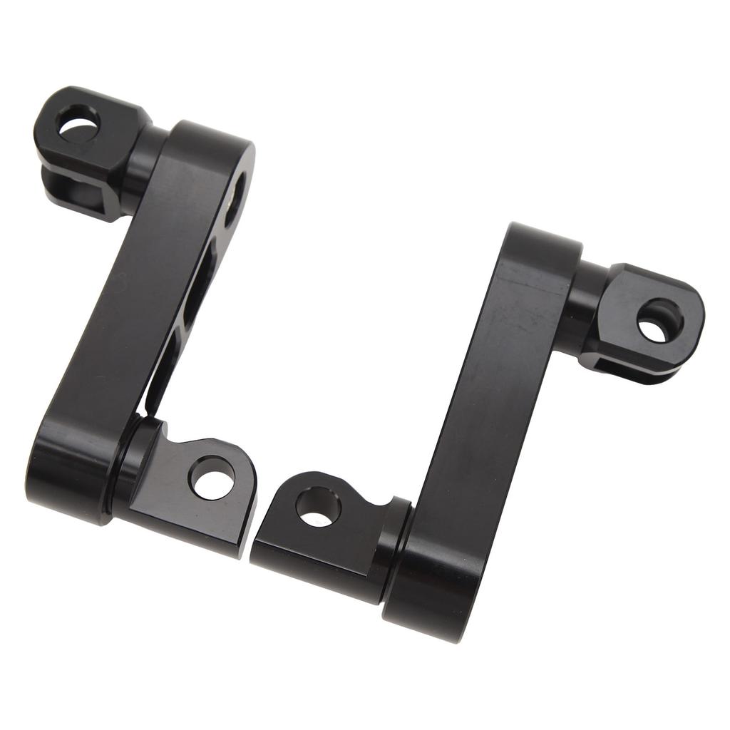 Motorcycle Foot Peg Highway Bracket 360 degrees Adjustable Rugged Foot Peg Extension Bracket for Touring