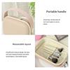 Candy Color PU Cosmetic Bag Waterproof Portable Tote Bag Simple Wash Storage Bag  Women