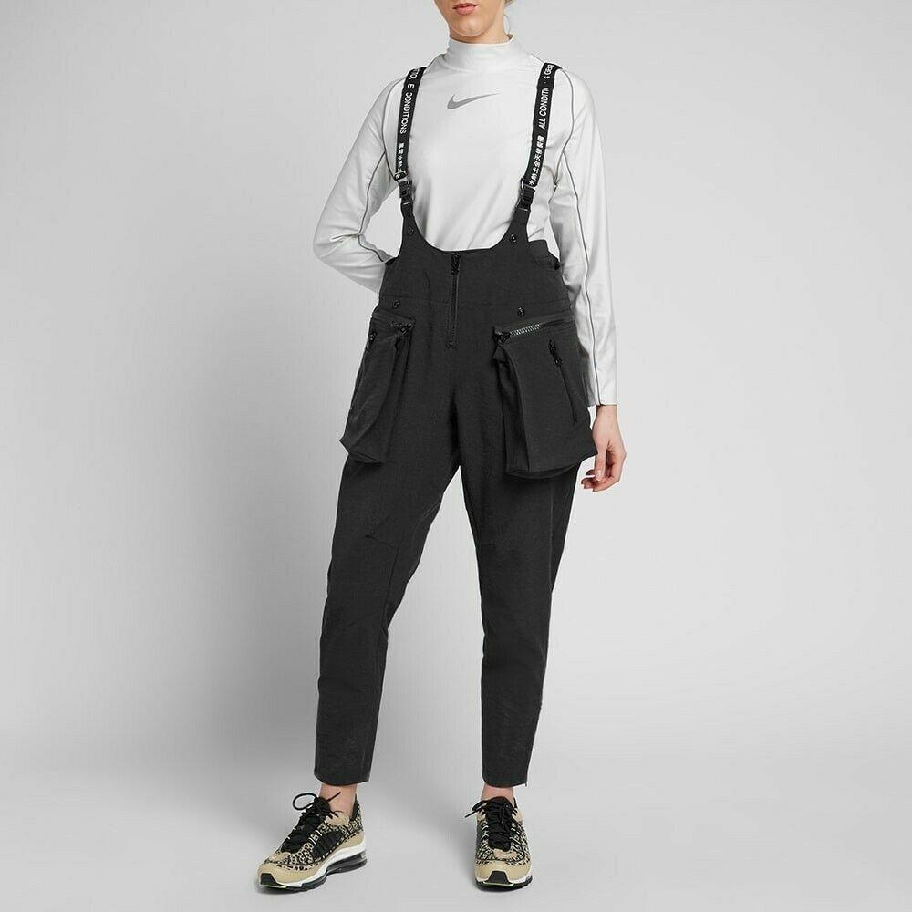 Nike Solid Color Loose Fit Overalls Women Overalls Black AR4540-010