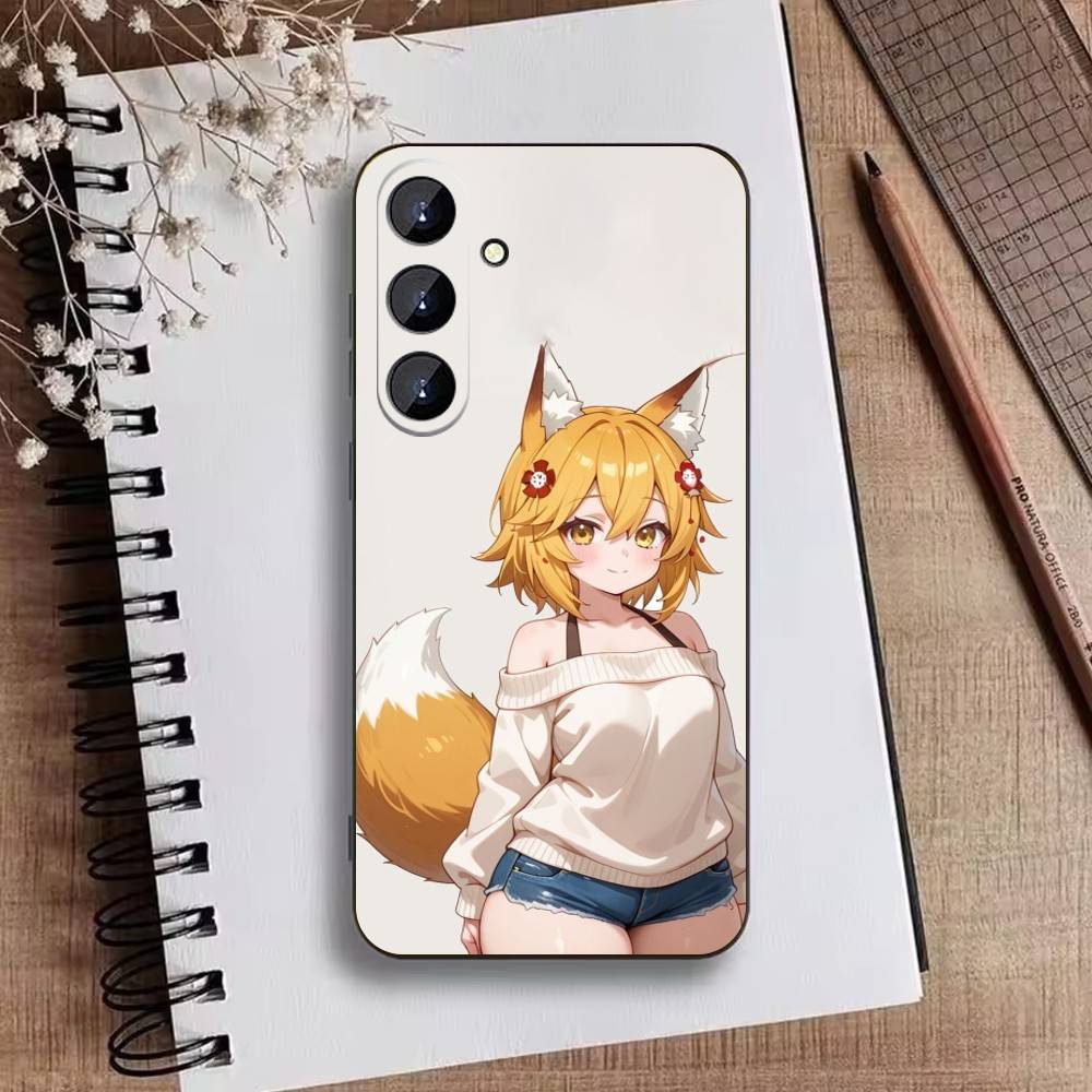 The Helpful Fox Senko-san Senko  Phone Case For Samsung Galaxy A73,A72,A71,A70,A52,A51 Others Soft Black Cover