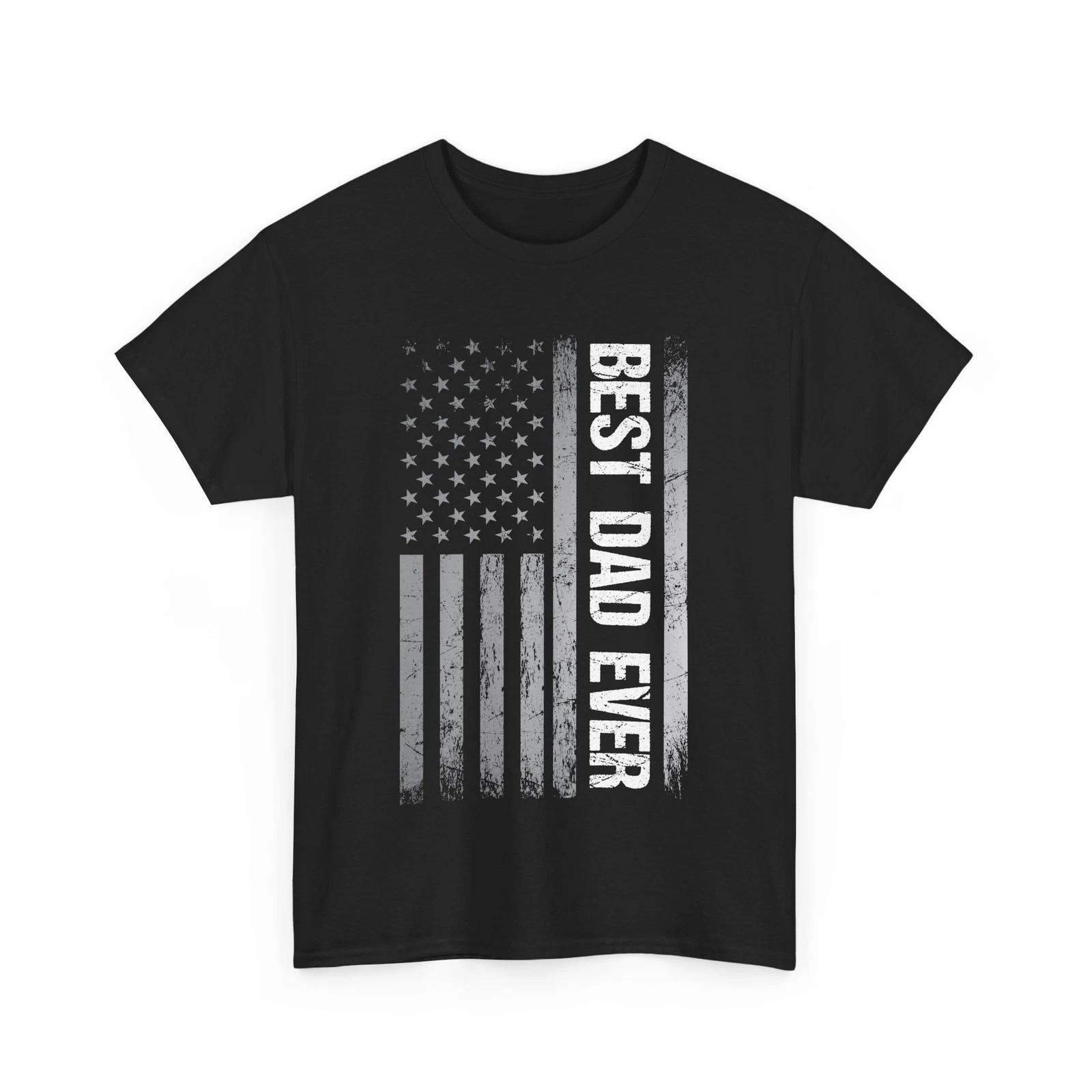 Dad Shirt, Best Dad Ever American Flag Shirt, Father s Day Dad Vintage T-shirt XL