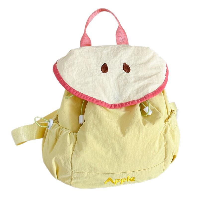 Borsa a Spalla Doppia - Estiva Leggera e Fresca Zainetto Frutta per Bambini - Zaino per Bambini Unico con Coulisse