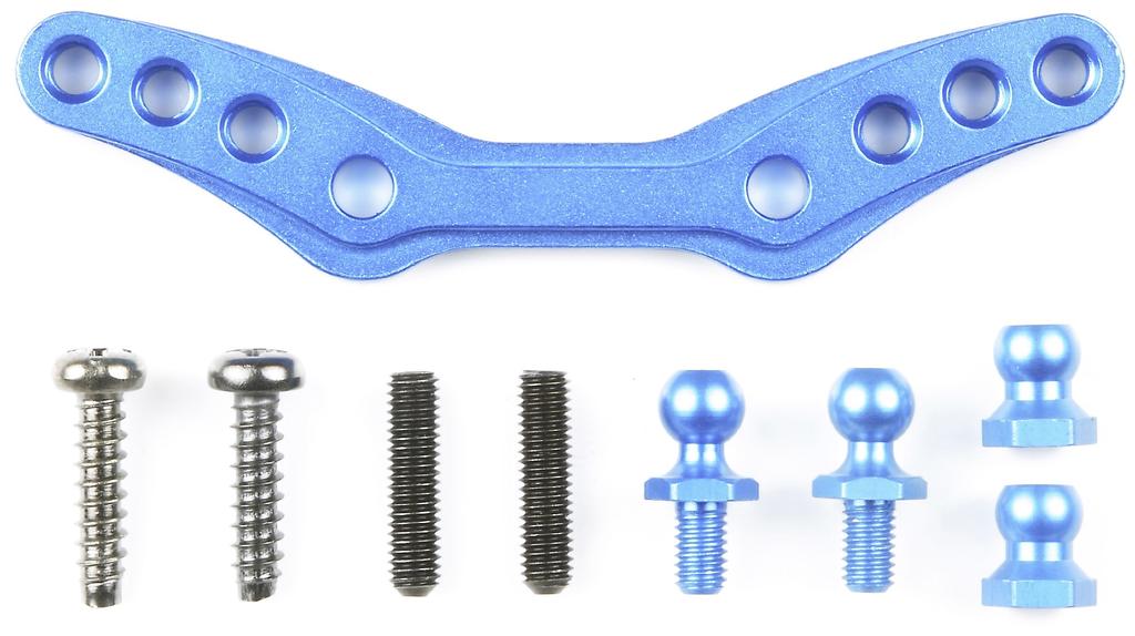 Tamiya Aluminum Front Damper Stay 54236 Options OP.1236 M-05 (Blue) (Hop-Up No.1236)