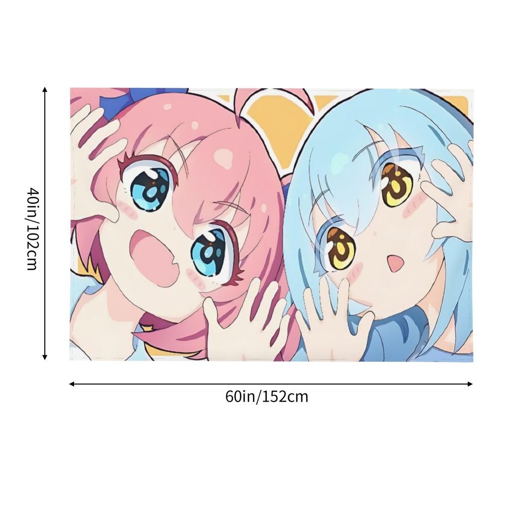Japanese Style Anime Game Girl Tapestry Wall Hanging Blanket Tapestry Home Decor Items Wall Decorations