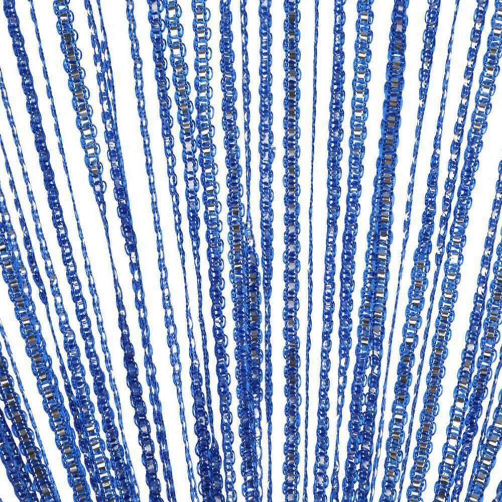 Home Fly Screen Hanging Door Shiny Beaded Divider Drape Valance String Curtain Tassel Line