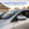 2PCS Black Fender Corner Cover Side Mirror Trim for Corolla 2008-2013 Body Panel Repair