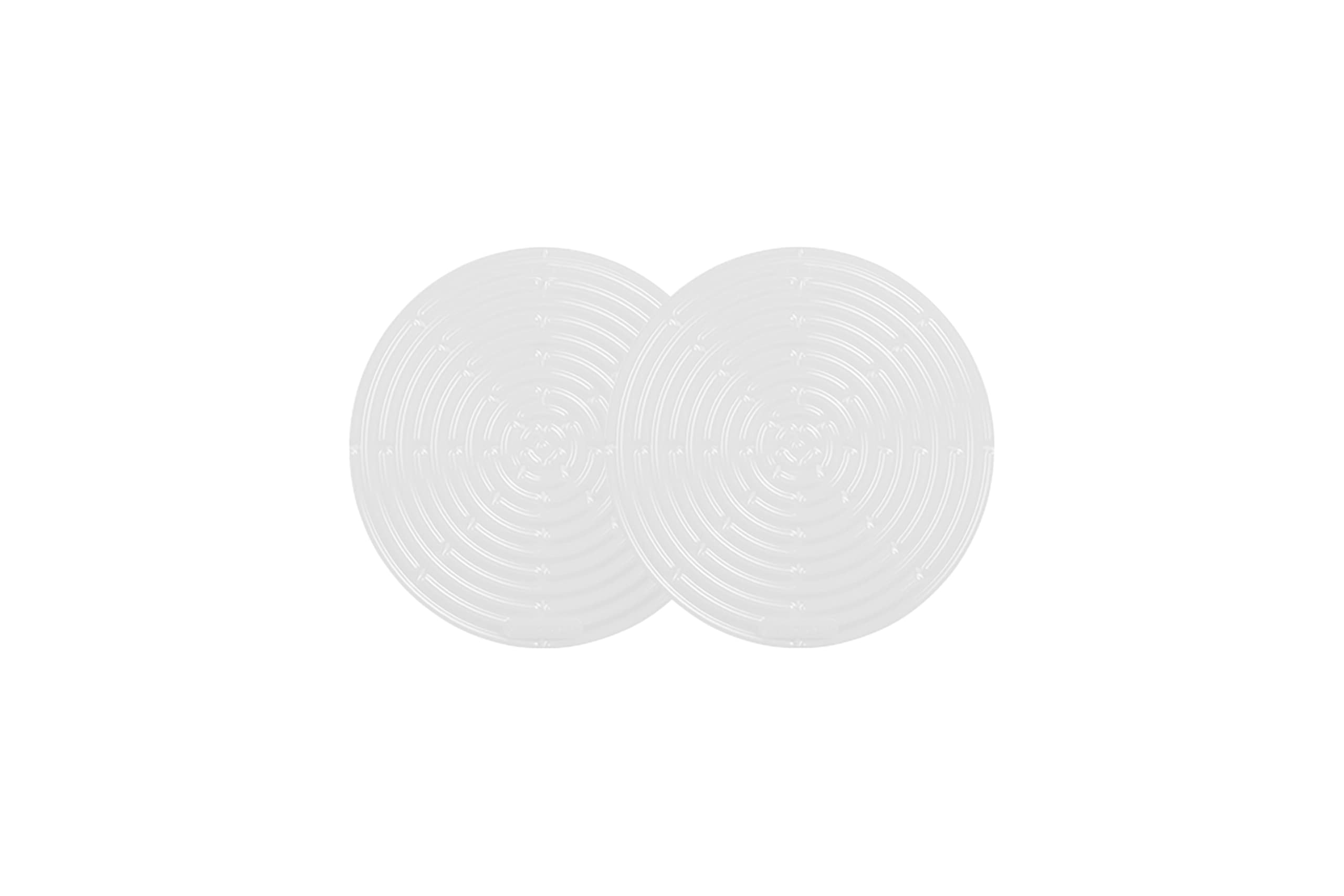 

Le Creuset Silicone Pot Holder Mini Heat and Cold Resistant Japanese (2-Pack) - White, [Official Product] белый