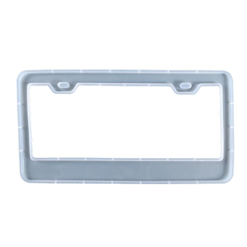 License Plate Frame Silicone Moulds Resin Crafting Molds Craft Project Molds Silicone Texture Suitable for Crafting 1