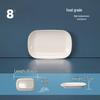 Tangyu White Melamine Rectangular Dinner Plates