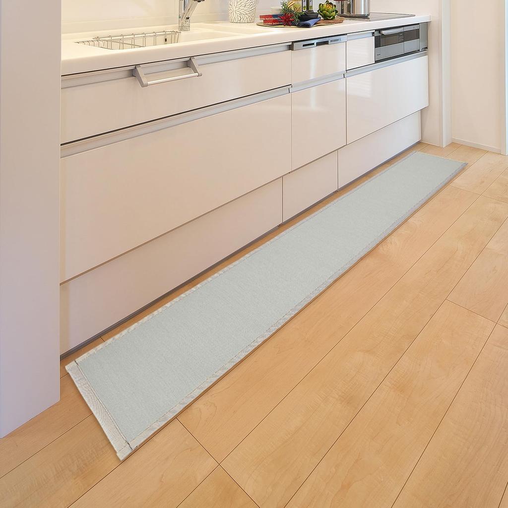 Sekisui Jushi Shoji Sekisui Kitchen Mat KM-24-PG, Pearl Gray, 50x240cm