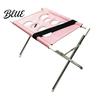 Foldable Pet Washing Stand Dog Grooming Hammock Stand Wash Station with Mesh Platform Stainless Steel 8-Hole Table for Cats Dogs Care Restraint