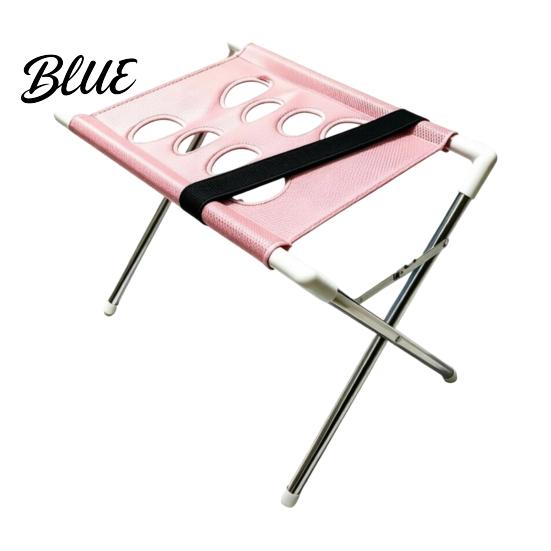 Foldable Pet Washing Stand Dog Grooming Hammock Stand Wash Station with Mesh Platform Stainless Steel 8-Hole Table for Cats Dogs Care Restraint