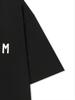 [Matinkim] Applique Felt Logo Top for Men In Black