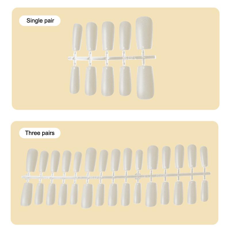 100Pcs/Box Matte Fake Nails No Polishing Press On False Nails Medium Short Design High Matt Soft Gel Nail Tips For Extension