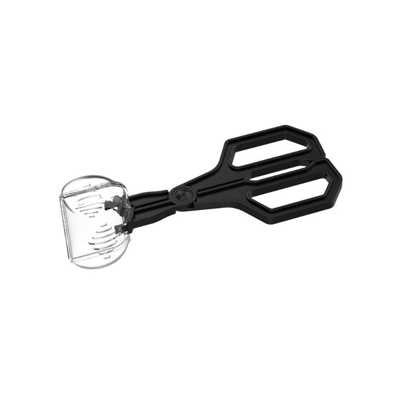 Plastic Insect Capture Tongs For Reptiles Care Feeder Pliers Clear Ergonomic Tool Gentle Feeding Solution Easy Cleaning
