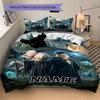 Custom Textile Hogwarts Magic Bedding 3 Piece Set HD Print Duvet Cover Pillowcases for Teens Adult Bedroom Decoration