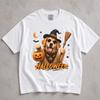 Golden Retriever Witch Halloween Shirt, Spooky Dog Mom Fall Tee, Trick or Treat Apparel, Funny Spooky Season Gift