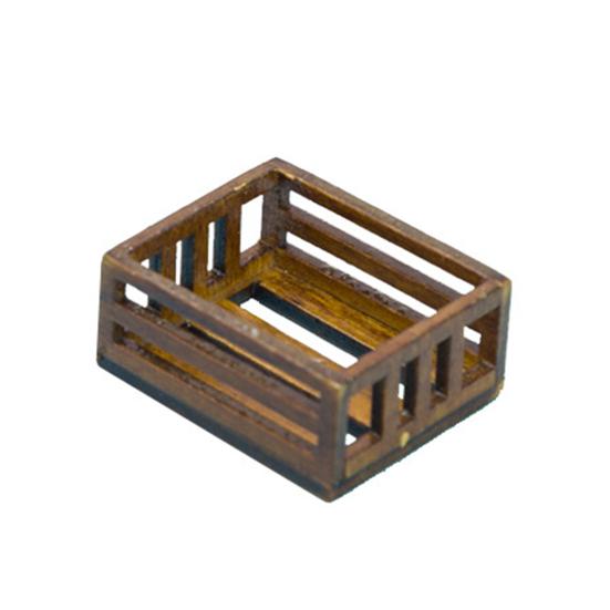 

1:12 миниатюрных кукольных домиков с деревянной рамой, изысканные детали, реалистичный внешний вид, корзина для хранения для микропейзажного декора дубильная кора