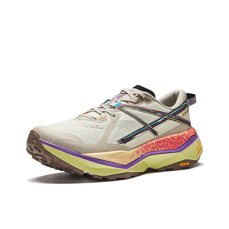 Anta Champion Comfortable Trendy Non-Slip Supportive Rebound Low-Top Casual Running Shoes Men Sneaker Light-Gray 112535516AS-1