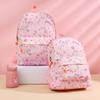 Cross-border Canvas Backpack With Cartoon Print Unicorn Design For Kindergarten Students