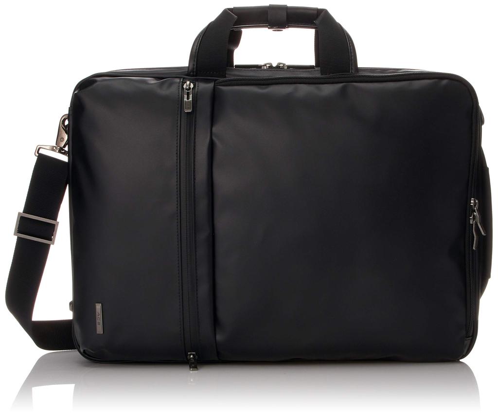 Ace 3-Way Business Bag, Vitara WR, Fits B4 Files and 15-inch PCs, Setup Function, Black