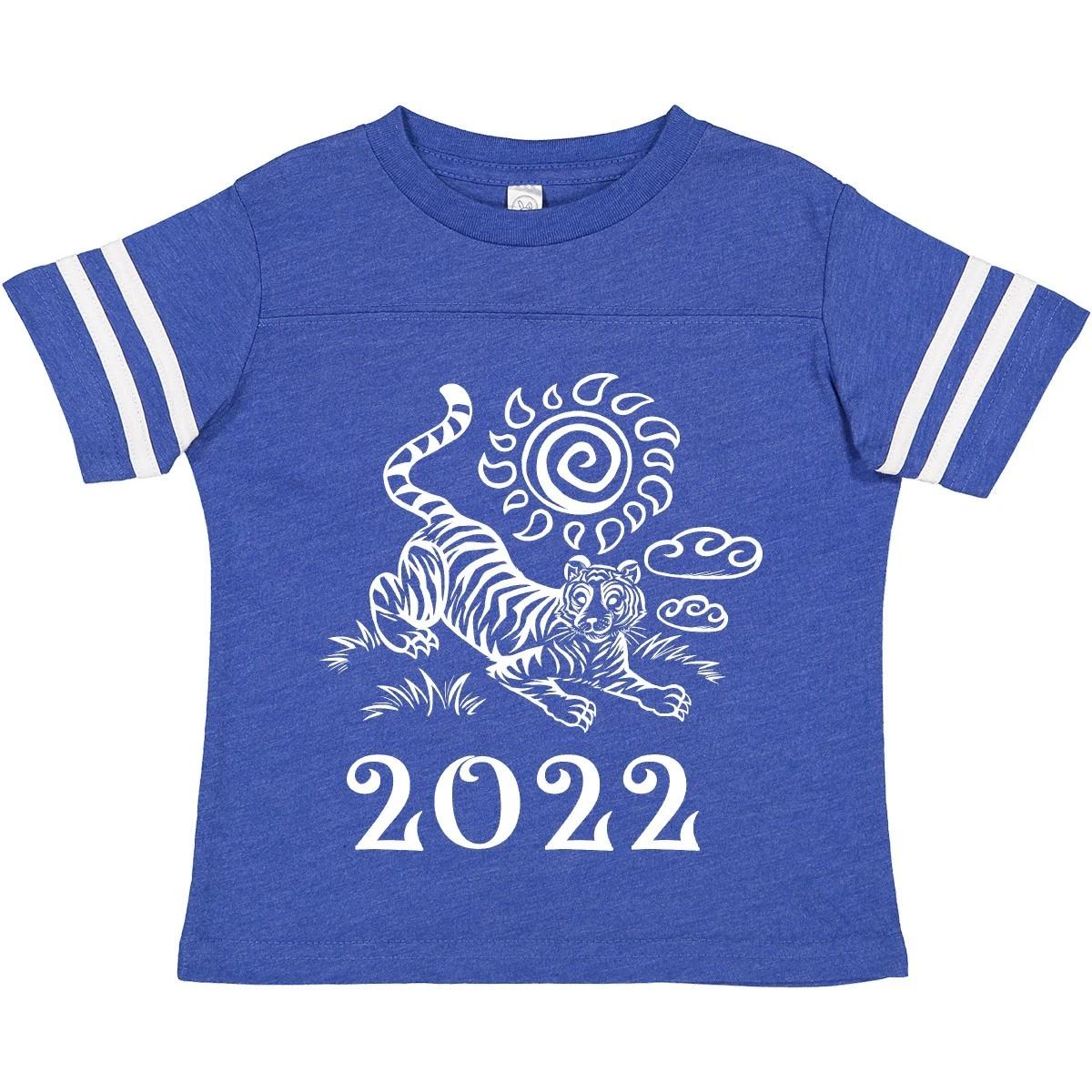 Inktastic 2022 Chinese New Year Tiger Toddler T-Shirt Years Happy 1st First Born 160