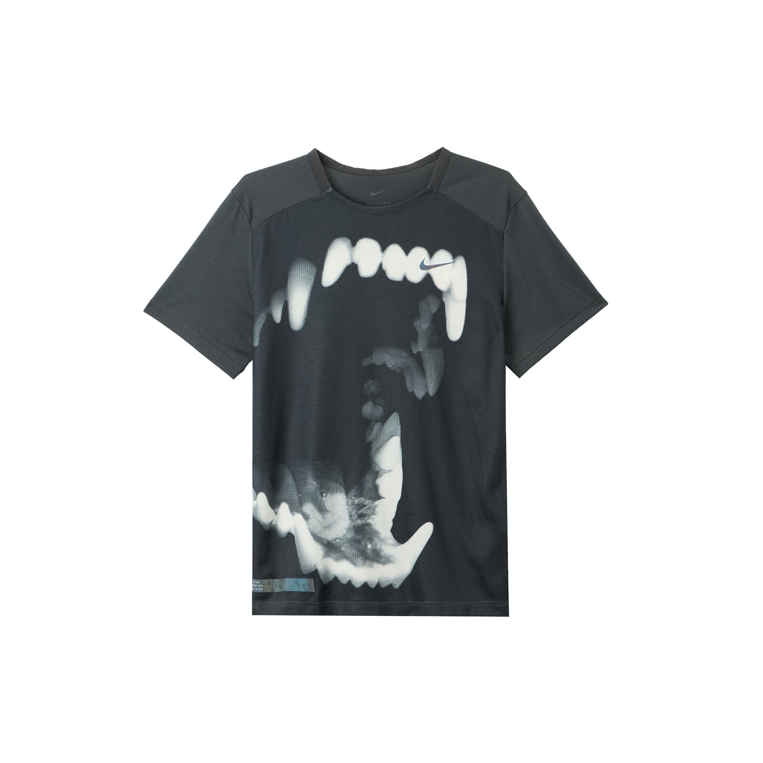 

Nike Футболка с коротким рукавом и круглым вырезом Dri-Fit Adv Run Division Ink Print, мужская, угольно-черная DV9296-010 S