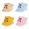 Oddychający Plażowy Dziecięcy Czepek Wygodne Nakrycie Głowy Poliestrowy Kapelusz Czapka Baseballowa dla Niemowląt Ochrona przed Słońcem dla 6-36 Miesięcy