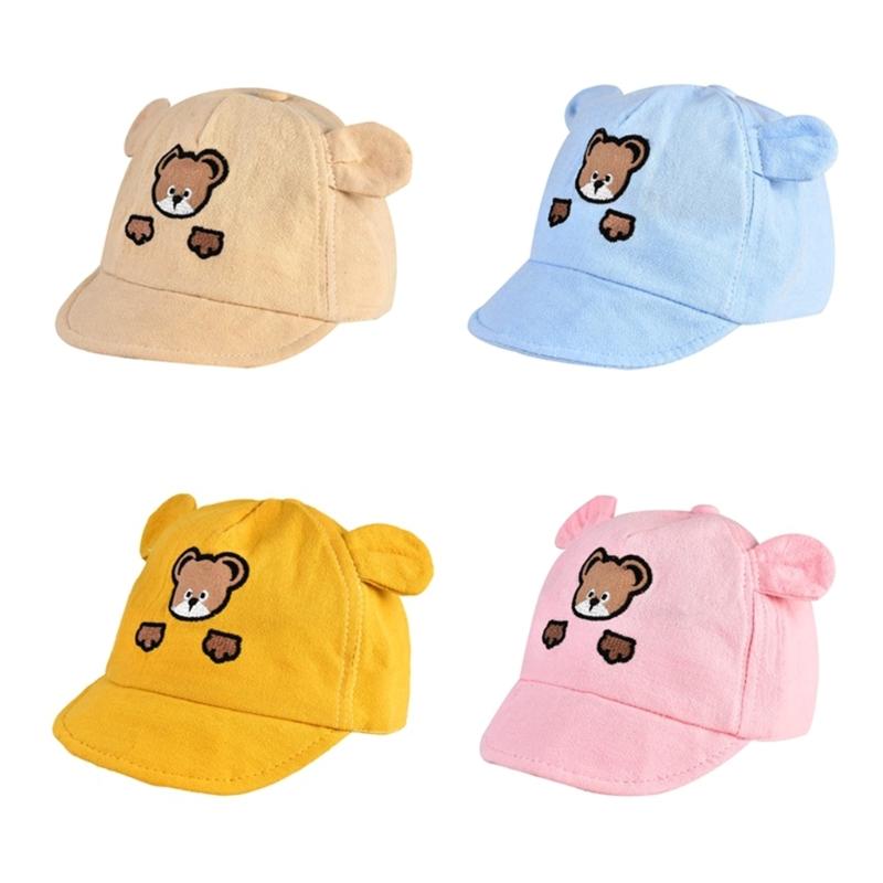 Breathable Beach Kids Bonnet Comfortable Headwear Polyester Hat Baby Baseball Hat Sun Protections Hat for 6-36 Month